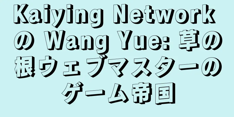 Kaiying Network の Wang Yue: 草の根ウェブマスターのゲーム帝国
