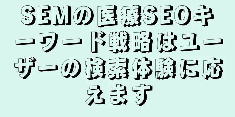 SEMの医療SEOキーワード戦略はユーザーの検索体験に応えます