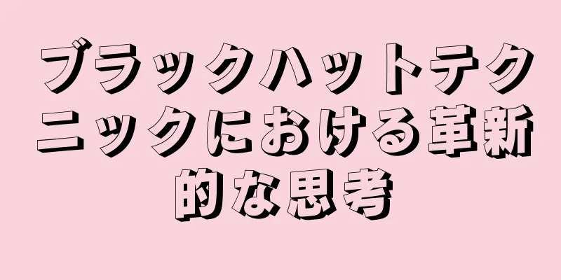 ブラックハットテクニックにおける革新的な思考