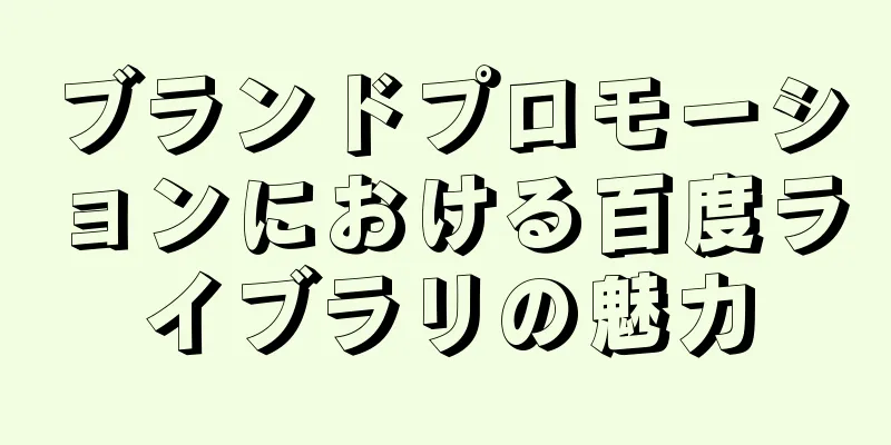 ブランドプロモーションにおける百度ライブラリの魅力