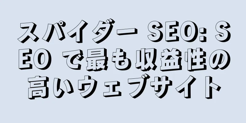スパイダー SEO: SEO で最も収益性の高いウェブサイト