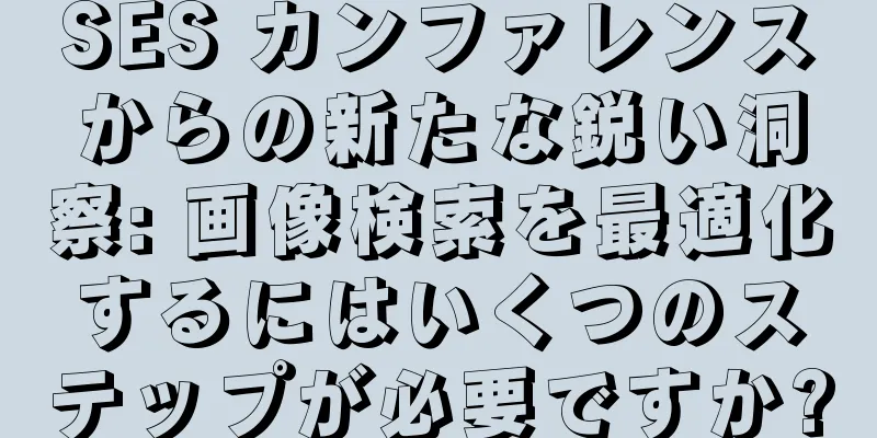 SES カンファレンスからの新たな鋭い洞察: 画像検索を最適化するにはいくつのステップが必要ですか?