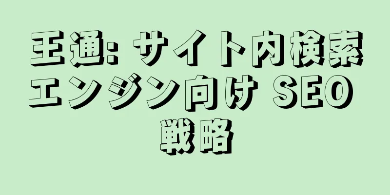 王通: サイト内検索エンジン向け SEO 戦略