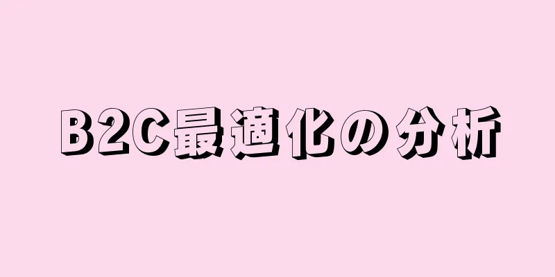 B2C最適化の分析
