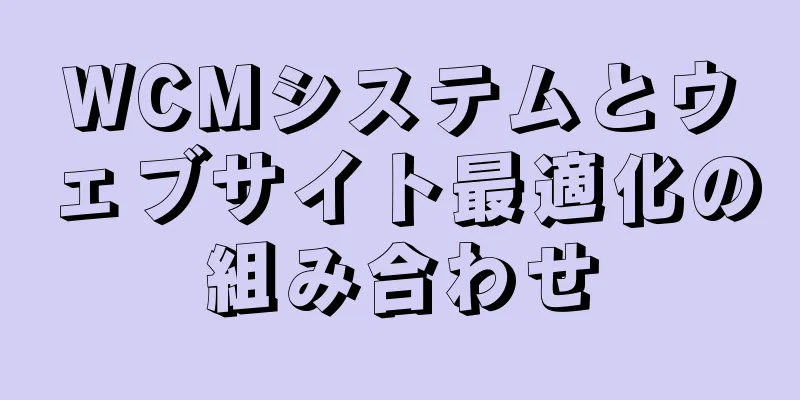 WCMシステムとウェブサイト最適化の組み合わせ