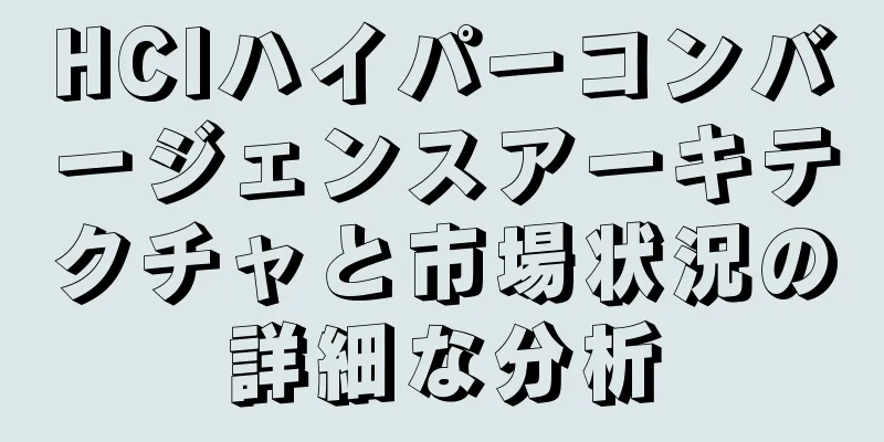 HCIハイパーコンバージェンスアーキテクチャと市場状況の詳細な分析