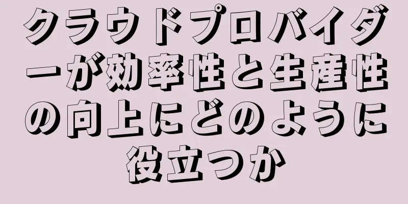 クラウドプロバイダーが効率性と生産性の向上にどのように役立つか