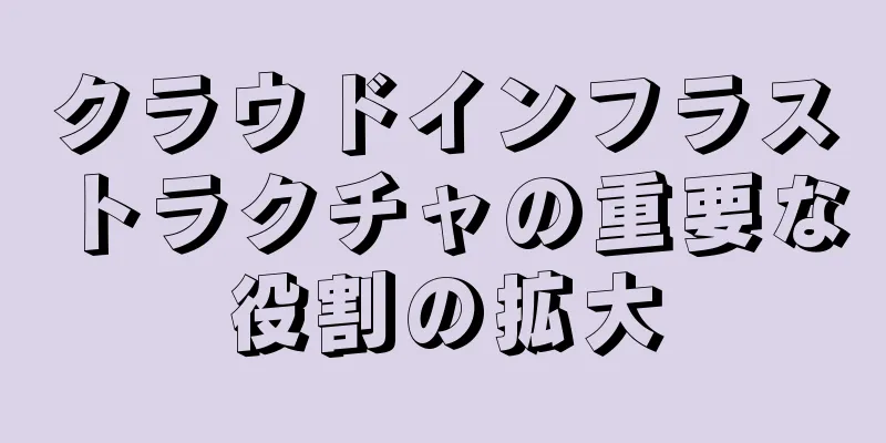 クラウドインフラストラクチャの重要な役割の拡大