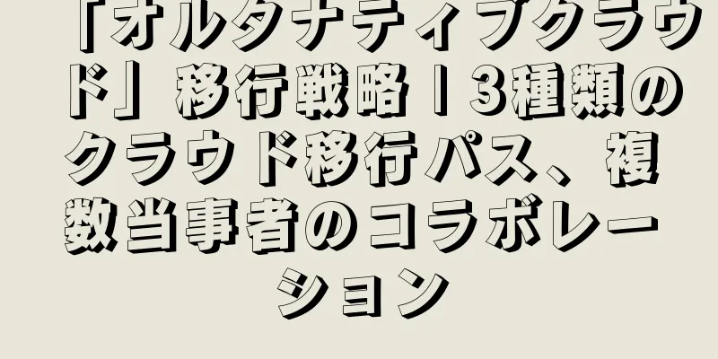 「オルタナティブクラウド」移行戦略 | 3種類のクラウド移行パス、複数当事者のコラボレーション