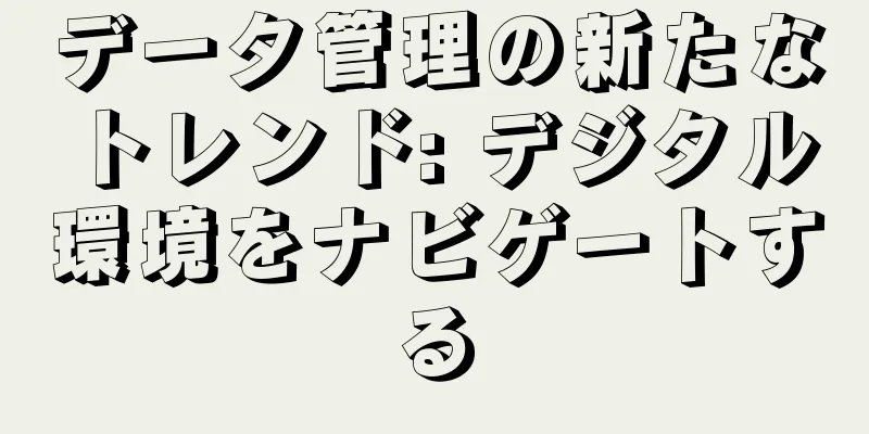 データ管理の新たなトレンド: デジタル環境をナビゲートする