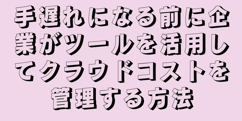 手遅れになる前に企業がツールを活用してクラウドコストを管理する方法