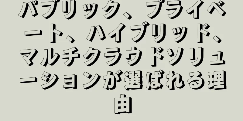 パブリック、プライベート、ハイブリッド、マルチクラウドソリューションが選ばれる理由