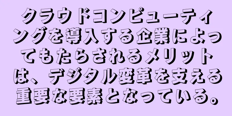 クラウドコンピューティングを導入する企業によってもたらされるメリットは、デジタル変革を支える重要な要素となっている。