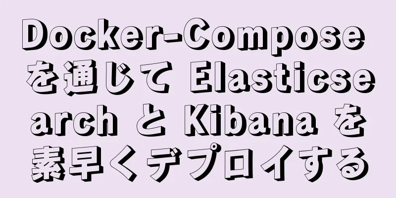 Docker-Compose を通じて Elasticsearch と Kibana を素早くデプロイする