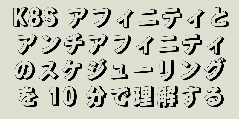K8S アフィニティとアンチアフィニティのスケジューリングを 10 分で理解する