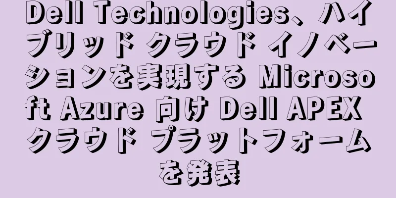 Dell Technologies、ハイブリッド クラウド イノベーションを実現する Microsoft Azure 向け Dell APEX クラウド プラットフォームを発表