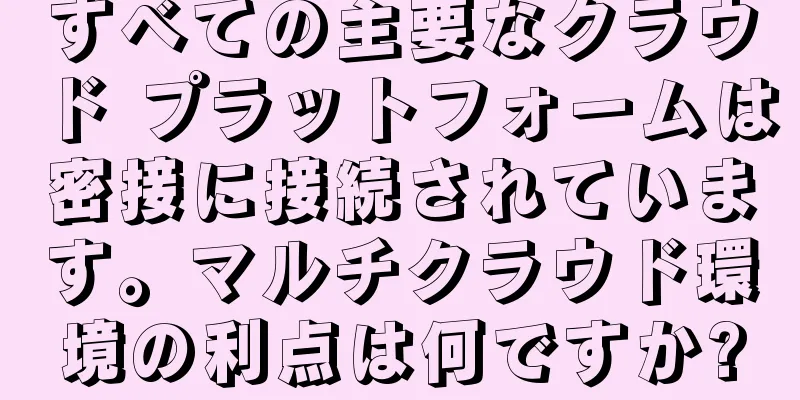 すべての主要なクラウド プラットフォームは密接に接続されています。マルチクラウド環境の利点は何ですか?