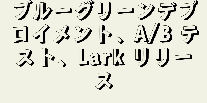 ブルーグリーンデプロイメント、A/B テスト、Lark リリース