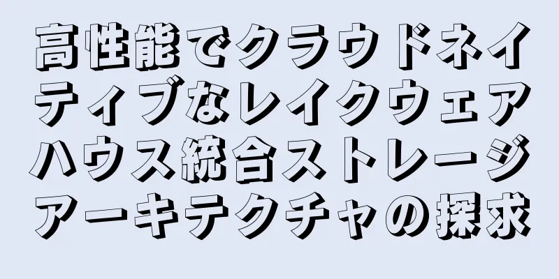 高性能でクラウドネイティブなレイクウェアハウス統合ストレージアーキテクチャの探求