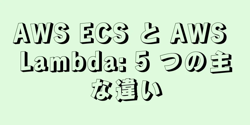 AWS ECS と AWS Lambda: 5 つの主な違い