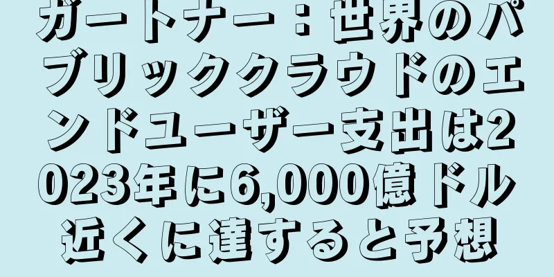 ガートナー：世界のパブリッククラウドのエンドユーザー支出は2023年に6,000億ドル近くに達すると予想