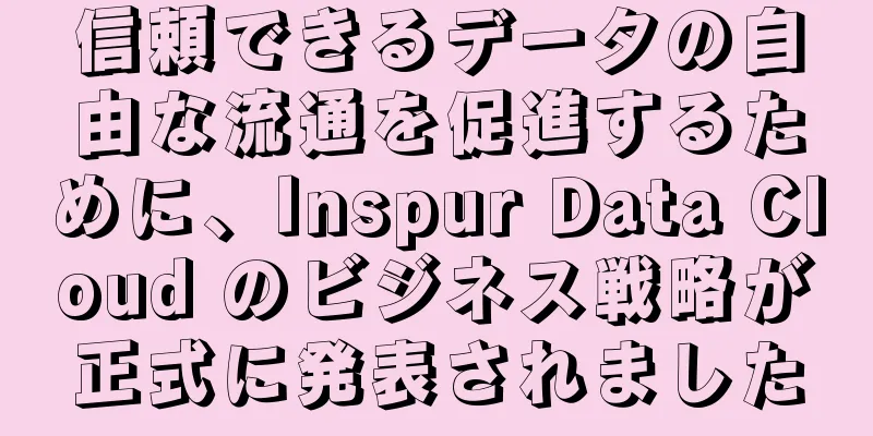 信頼できるデータの自由な流通を促進するために、Inspur Data Cloud のビジネス戦略が正式に発表されました