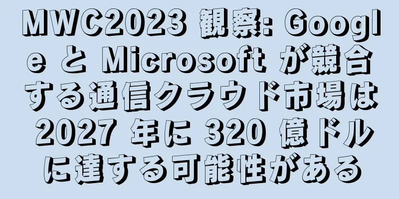 MWC2023 観察: Google と Microsoft が競合する通信クラウド市場は 2027 年に 320 億ドルに達する可能性がある