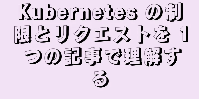 Kubernetes の制限とリクエストを 1 つの記事で理解する