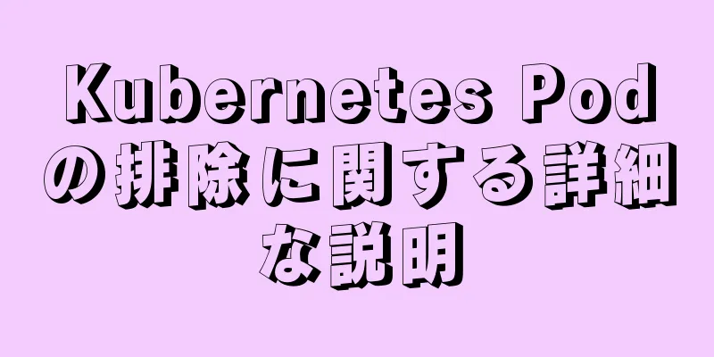 Kubernetes Podの排除に関する詳細な説明