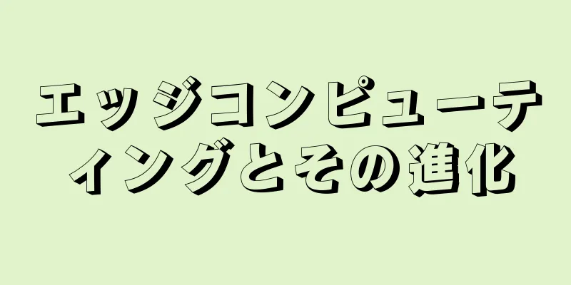 エッジコンピューティングとその進化