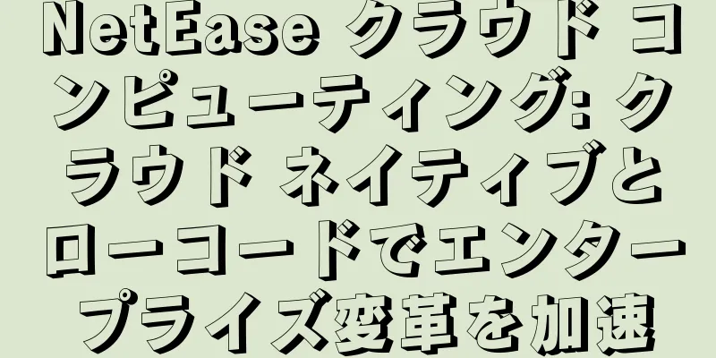 NetEase クラウド コンピューティング: クラウド ネイティブとローコードでエンタープライズ変革を加速