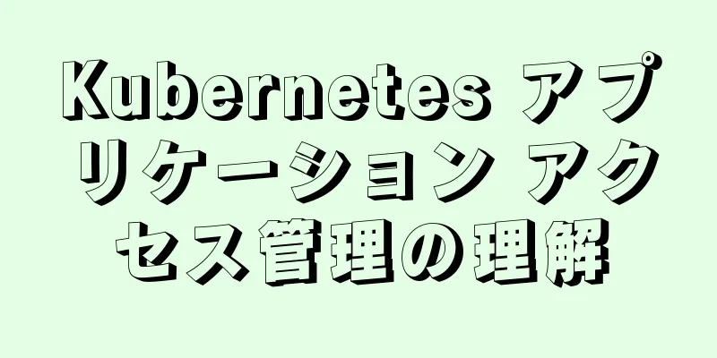 Kubernetes アプリケーション アクセス管理の理解