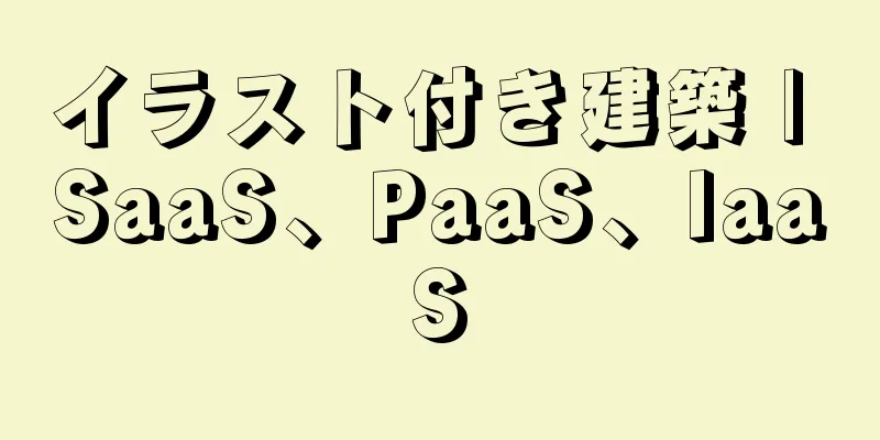イラスト付き建築 | SaaS、PaaS、IaaS