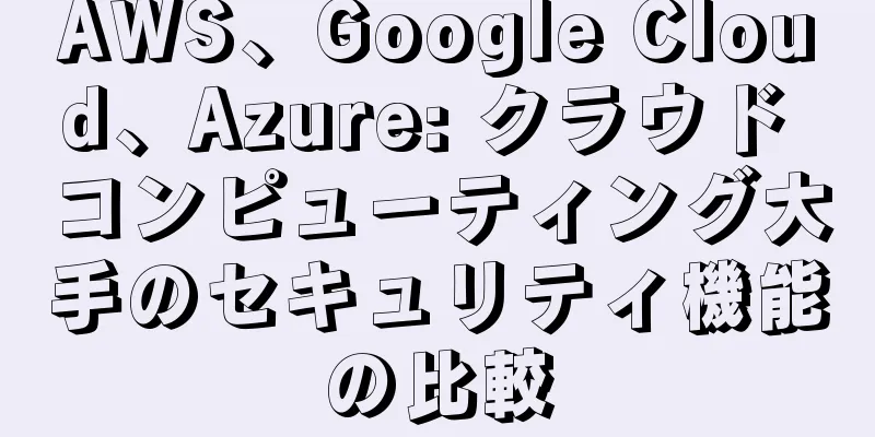 AWS、Google Cloud、Azure: クラウド コンピューティング大手のセキュリティ機能の比較