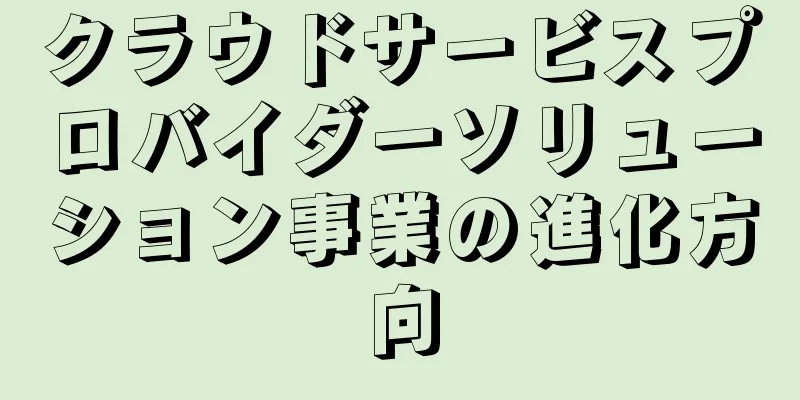 クラウドサービスプロバイダーソリューション事業の進化方向