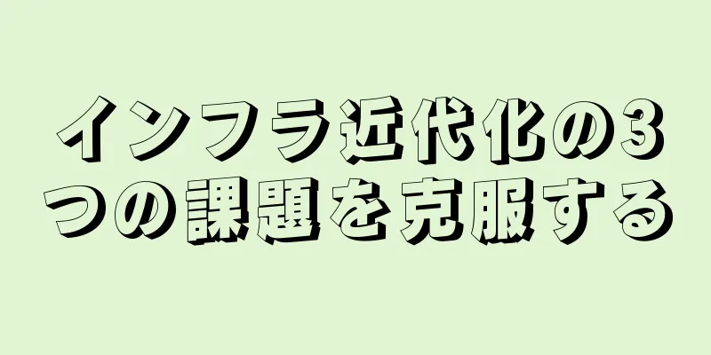 インフラ近代化の3つの課題を克服する