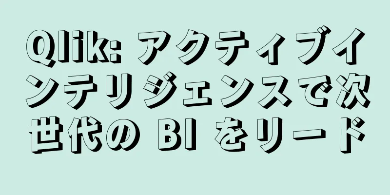 Qlik: アクティブインテリジェンスで次世代の BI をリード
