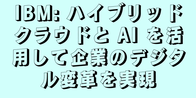 IBM: ハイブリッドクラウドと AI を活用して企業のデジタル変革を実現