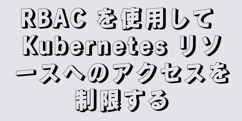 RBAC を使用して Kubernetes リソースへのアクセスを制限する