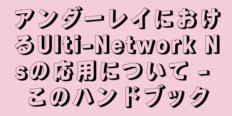 アンダーレイにおけるUlti-Network Nsの応用について - このハンドブック