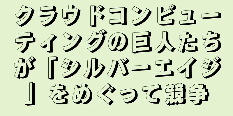 クラウドコンピューティングの巨人たちが「シルバーエイジ」をめぐって競争