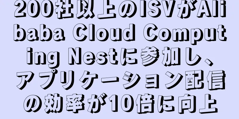 200社以上のISVがAlibaba Cloud Computing Nestに参加し、アプリケーション配信の効率が10倍に向上