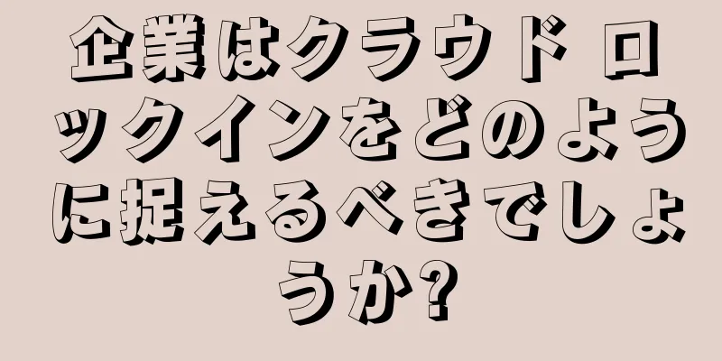 企業はクラウド ロックインをどのように捉えるべきでしょうか?