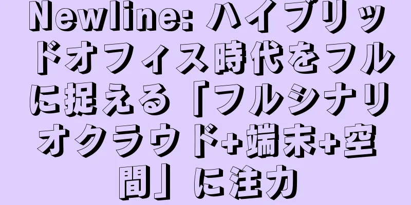 Newline: ハイブリッドオフィス時代をフルに捉える「フルシナリオクラウド+端末+空間」に注力