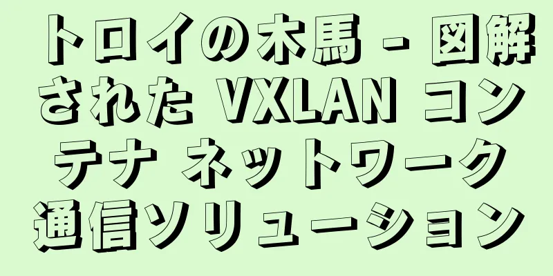 トロイの木馬 - 図解された VXLAN コンテナ ネットワーク通信ソリューション