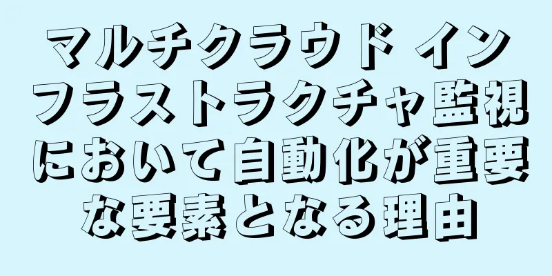 マルチクラウド インフラストラクチャ監視において自動化が重要な要素となる理由