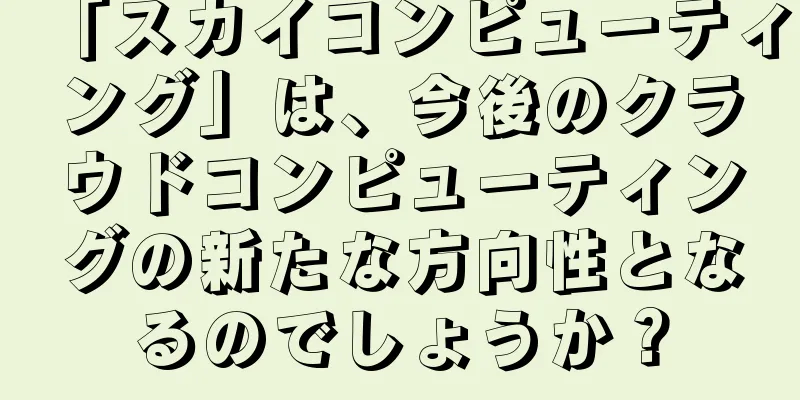 「スカイコンピューティング」は、今後のクラウドコンピューティングの新たな方向性となるのでしょうか？
