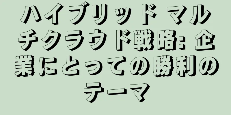 ハイブリッド マルチクラウド戦略: 企業にとっての勝利のテーマ