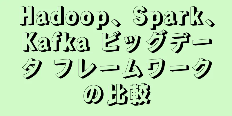 Hadoop、Spark、Kafka ビッグデータ フレームワークの比較