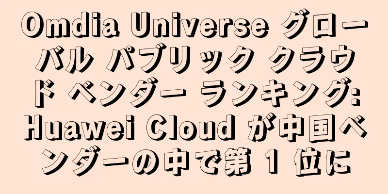 Omdia Universe グローバル パブリック クラウド ベンダー ランキング: Huawei Cloud が中国ベンダーの中で第 1 位に
